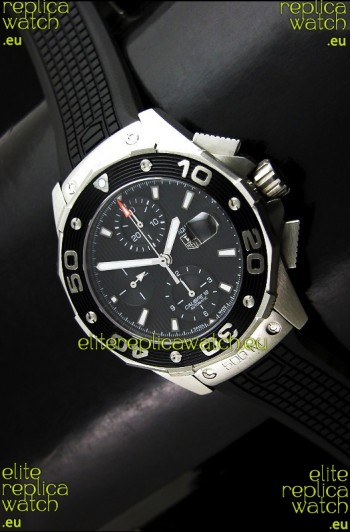 Tag Heuer Aquaracer Calibre 16 Swiss Watch in Black Dial