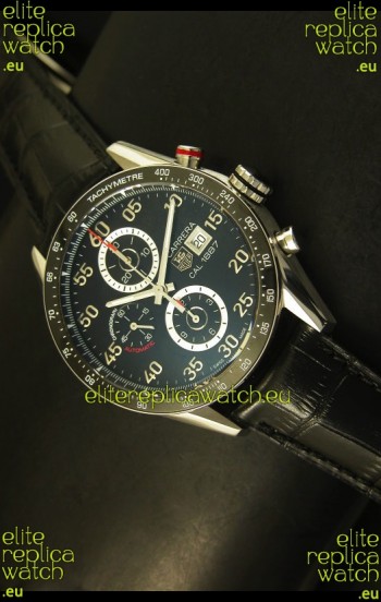 Tag Heuer Carrera Calibre 1887 Black Dial Watch - 1:1 Mirror Replica 