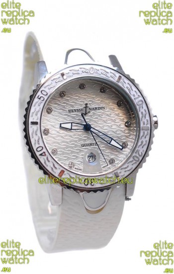 Ulysse Nardin Lady Diver Starry Night Replica Silver Watch