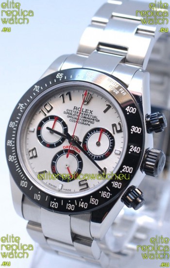 Rolex Project X Daytona Limited Edition Series II Cosmograph MonoBloc Cerachrom Swiss Watch in White Dial