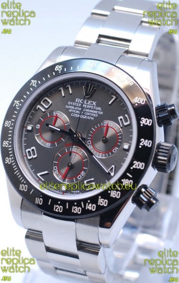 Rolex Project X Daytona Limited Edition Series II Cosmograph MonoBloc Cerachrom Swiss Watch in Grey Dial