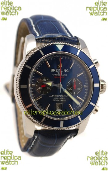 Breiting Superocean 1884 Chronograph Swiss Watch in Blue