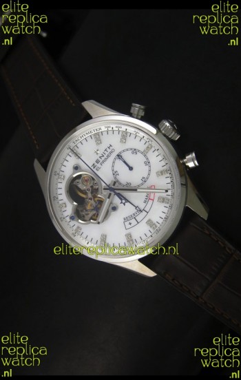 Zenith El Primero Chronomaster Handwind Power Reserve 42MM Replica Watch White Dial