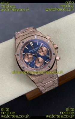 Royal Oak Chrono 26240 Frosted Rose Gold Super Clone Watch