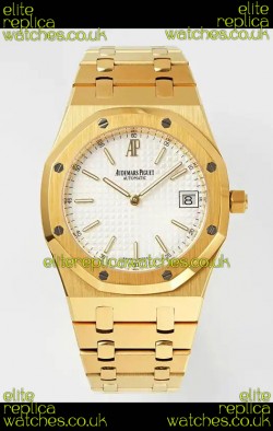 Royal Oak Jumbo 15202BA Yellow Gold Casing 39MM Super Clone Watch 