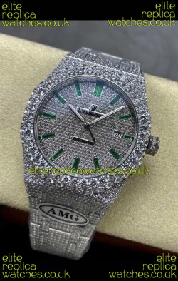 Royal Oak 15400 Iced Out Super Clone Edition 5 Super Clone Watch 