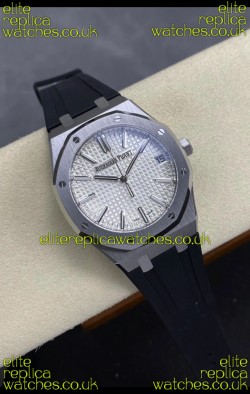 Royal Oak 15510 41mm Steel White Dial Super Clone Watch 
