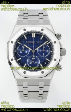 Royal Oak Chrono 26240 Blue Dial Steel Caing Super Clone Watch 