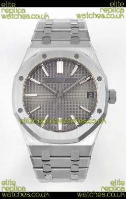 Royal Oak 15510 41mm Grey Dial 904L Steel Strap Super Clone Watch 