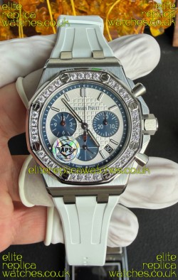Royal Oak Chrono 26231 Steel Casing Rubber Strap Super Clone Watch 