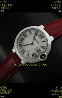 Cartier Ballon de Ladies Replica Watch in White Dial