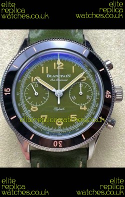 Blancpain Air Command Steel Casing Black Bezel Super Clone Watch 