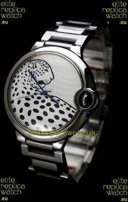 Cartier Ballon de Swiss Replica Watch in White Dial