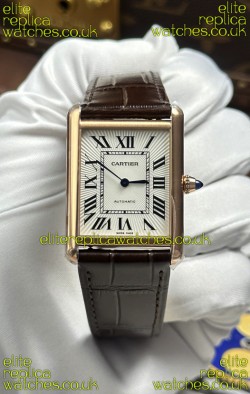 Cartier Tank Louis Automatic 27mm in Yellow Gold Super Clone Watch 