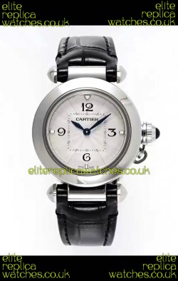 Pasha De Cartier Steel Casing Watch 30MM Super Clone Watch 