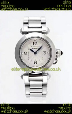 Pasha De Cartier Steel Casing Watch 30MM Super Clone Watch 