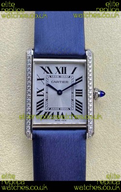 Cartier Tank Louis 25MM Swiss Quartz Movement Blue Strap 