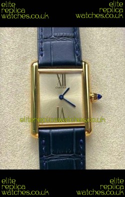 Cartier Tank Louis 25MM Swiss Quartz Movement Gold Case