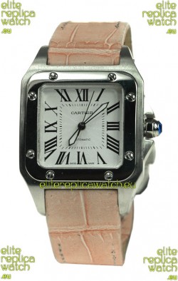 Cartier Santos 100 Mid Sized Swiss Replica Watch