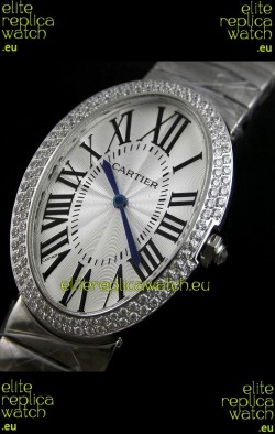 Cartier Ballon de Swiss Replica Watch in White Dial