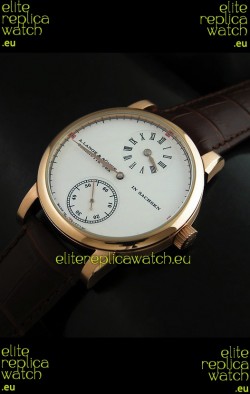 A. Lange & Sohne Glashutte In Sachskn Classic Replica Rose Gold Watch
