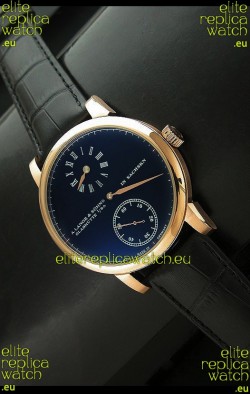 A. Lange & Sohne Glashutte In Sachskn Classic Replica Rose Gold Watch
