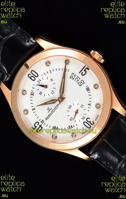 Jaeger LeCoultre Master Control Rose Gold Swiss Replica Watch 