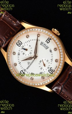 Jaeger LeCoultre Master Control Rose Gold Swiss Replica Watch 