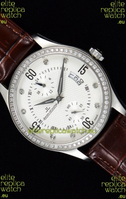 Jaeger LeCoultre Master Control Stainless Steel Swiss Replica Watch 