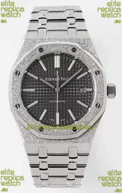 Audemars Piguet Royal Oak 15410BC 41MM Grey Dial 904L Steel CALIBRE 3120 Movement 1:1 Mirror Replica