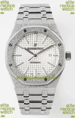 Audemars Piguet Royal Oak 15410BC 41MM White Dial 904L Steel CALIBRE 3120 Movement 1:1 Mirror Replica