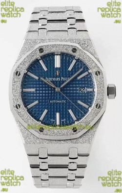 Audemars Piguet Royal Oak 15410BC 41MM Blue Dial 904L Steel CALIBRE 3120 Movement 1:1 Mirror Replica
