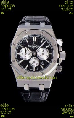 Audemars Piguet Royal Oak Chronograph Black Dial 904L Steel 1:1 Mirror Replica