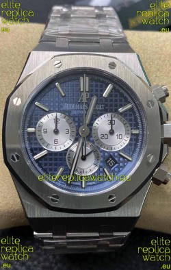 Audemars Piguet Royal Oak Chronograph Blue Dial Steel Strap Swiss Replica Watch