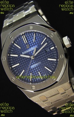 Audemars Piguet Royal Oak 41MM Blue Dial Steel Strap - 1:1 Mirror Ultimate Edition