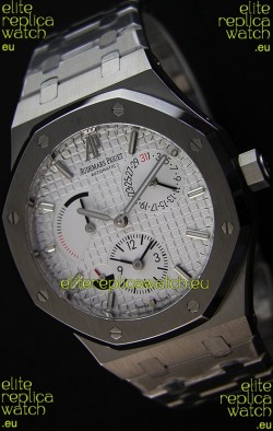 Audemars Piguet Royal Oak Dual Time Swiss Replica Watch in White Dial