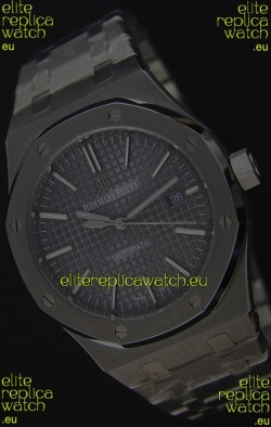 Audemars Piguet Royal Oak 41MM Grey Dial Steel Strap - 1:1 Mirror Ultimate Edition