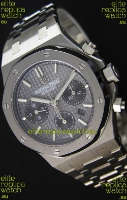 Audemars Piguet Royal Oak Chronograph Slate Grey Dial Steel Strap Swiss Replica Watch 