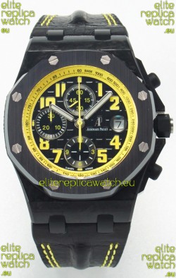 Audemars Piguet Royal Oak Offshore Bumble Bee Chronograph 1:1 Super Clone Replica Watch - Forged Carbon