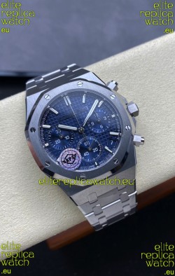 Audemars Piguet Royal Oak Chronograph 1:1 Mirror Replica - 904L Steel in Blue Dial 41MM