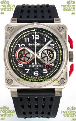 Bell & Ross BR03-94 Titanium Case Carbon Dial Chronograph 1:1 Mirror Replica Watch