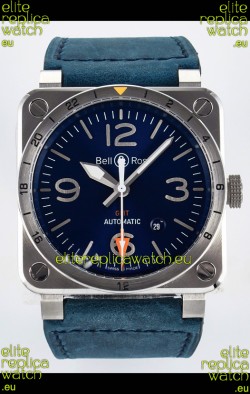 Bell & Ross BR03-93 GMT Edition Blue Dial 1:1 Mirror Replica Watch 