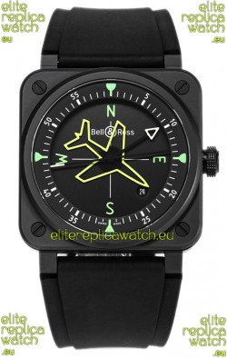 Bell and Ross BR03 Gyrocompass PVD Coated Swiss Replica Watch 41MM