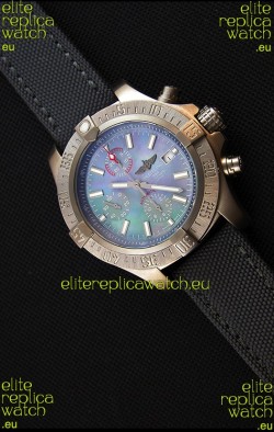 Breitling Avenger Titanium Case Swiss Replica Watch MOP Dial 1:1 Mirror Replica Watch