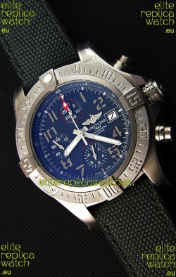 Breitling Avenger BANDIT Titanium Case Swiss Replica Watch Black Dial 1:1 Mirror Replica Watch