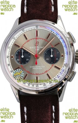 Breitling Premier B01 Chronograph 42 Edition Steel Casing Steel Dial - 1:1 Mirror Replica Watch
