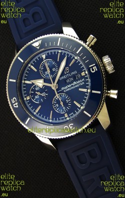 Breitling Superocean Heritage II Blue Dial 46MM 1:1 Mirror Swiss Replica Watch 
