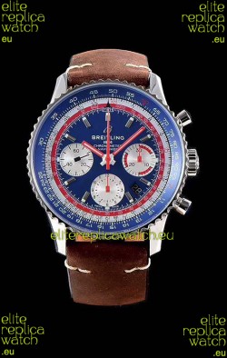 Breitling Navitimer 1 B01 Chronograph PAN AM Edition 43MM - 904L 1:1 Mirror Replica Watch 