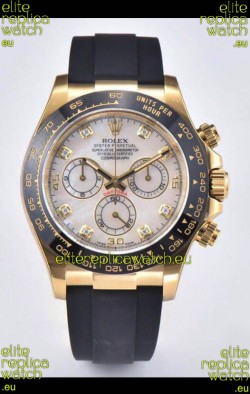 Rolex Cosmograph Daytona 116518LN-0037 Yellow Gold Original Cal.4130 Movement - 904L Steel Watch