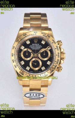 Rolex Cosmograph Daytona M116508-0016 Yellow Gold Original Cal.4130 Movement - 904L Steel Watch